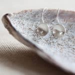 pearlescent drop earrings 2