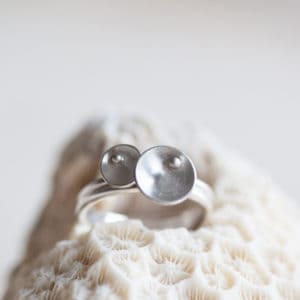 pearl inspired stacking rings