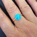 turquoise gold ring