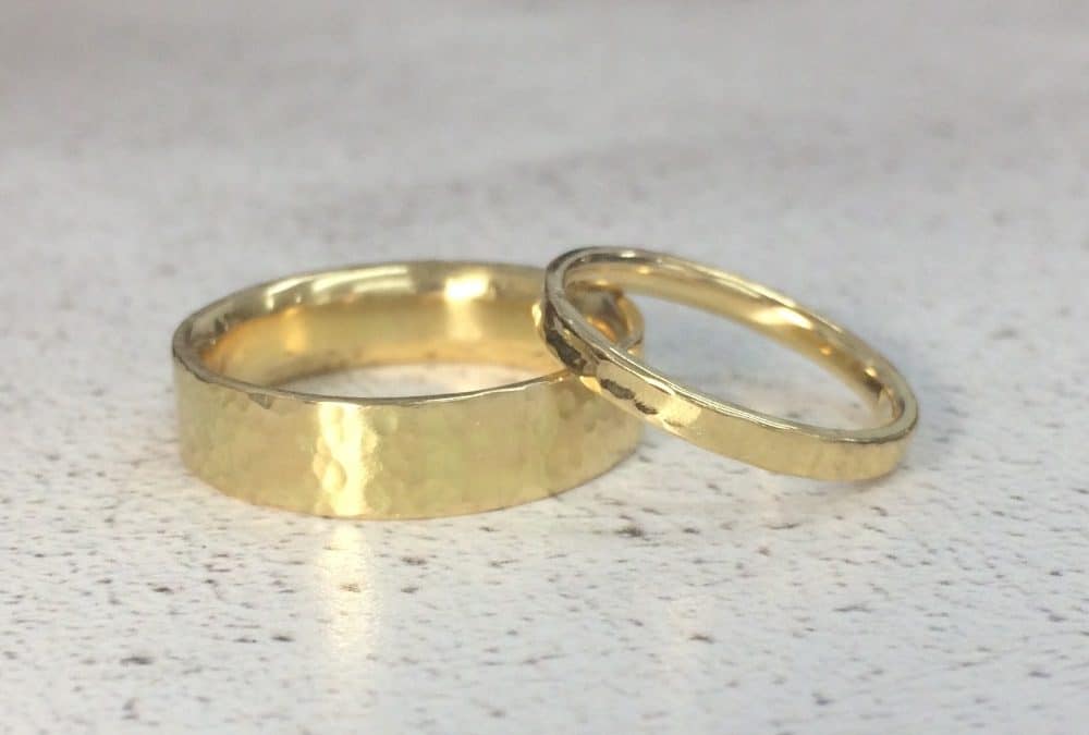 You could make wedding rings like this