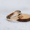 Recycled Gold Wedding Ring Set 2