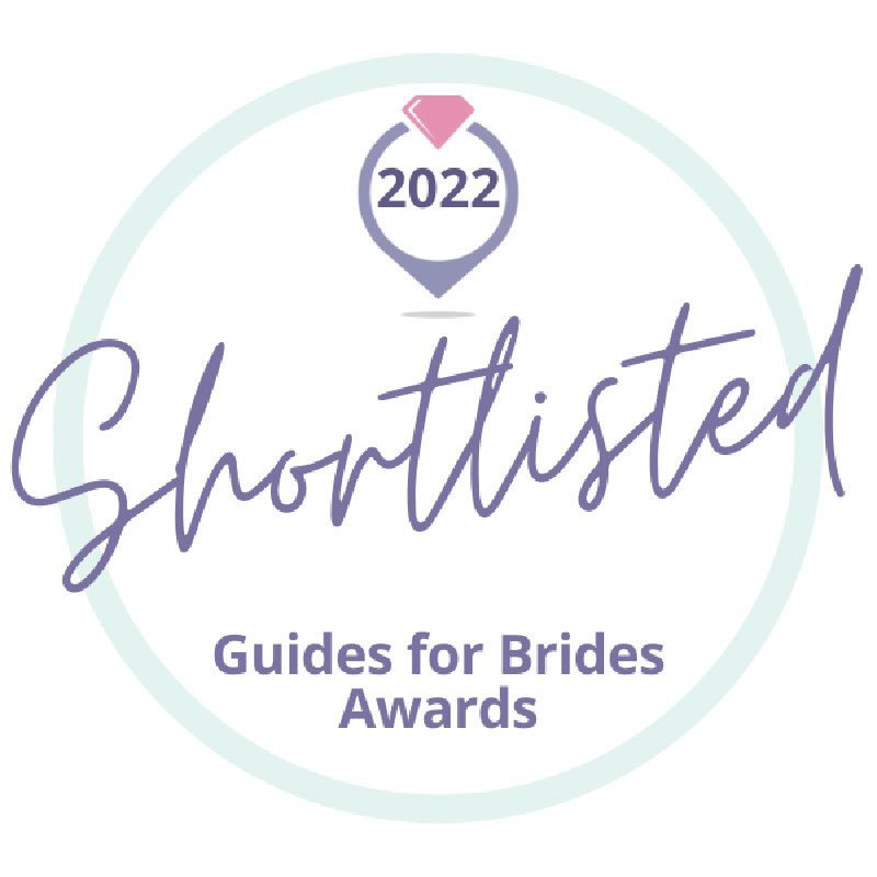 Shortlisted in the Guides For Brides Awards