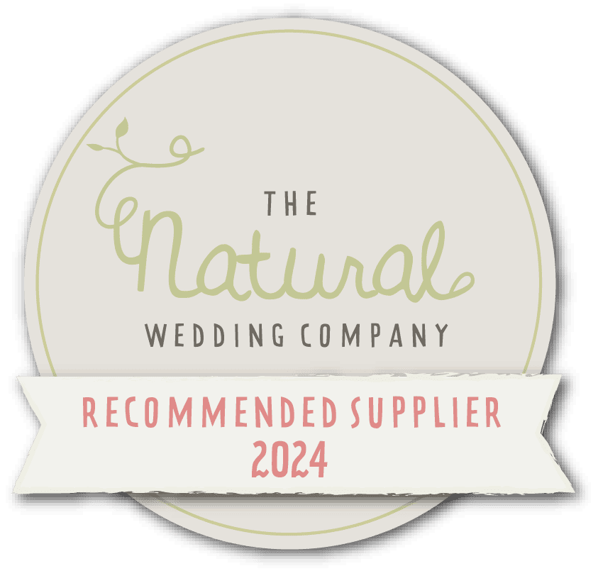 featured in a natural wedding company